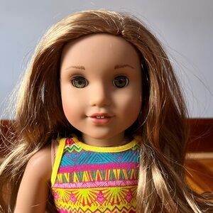 American Girl GOTY Lea w/ earrings and two outfits